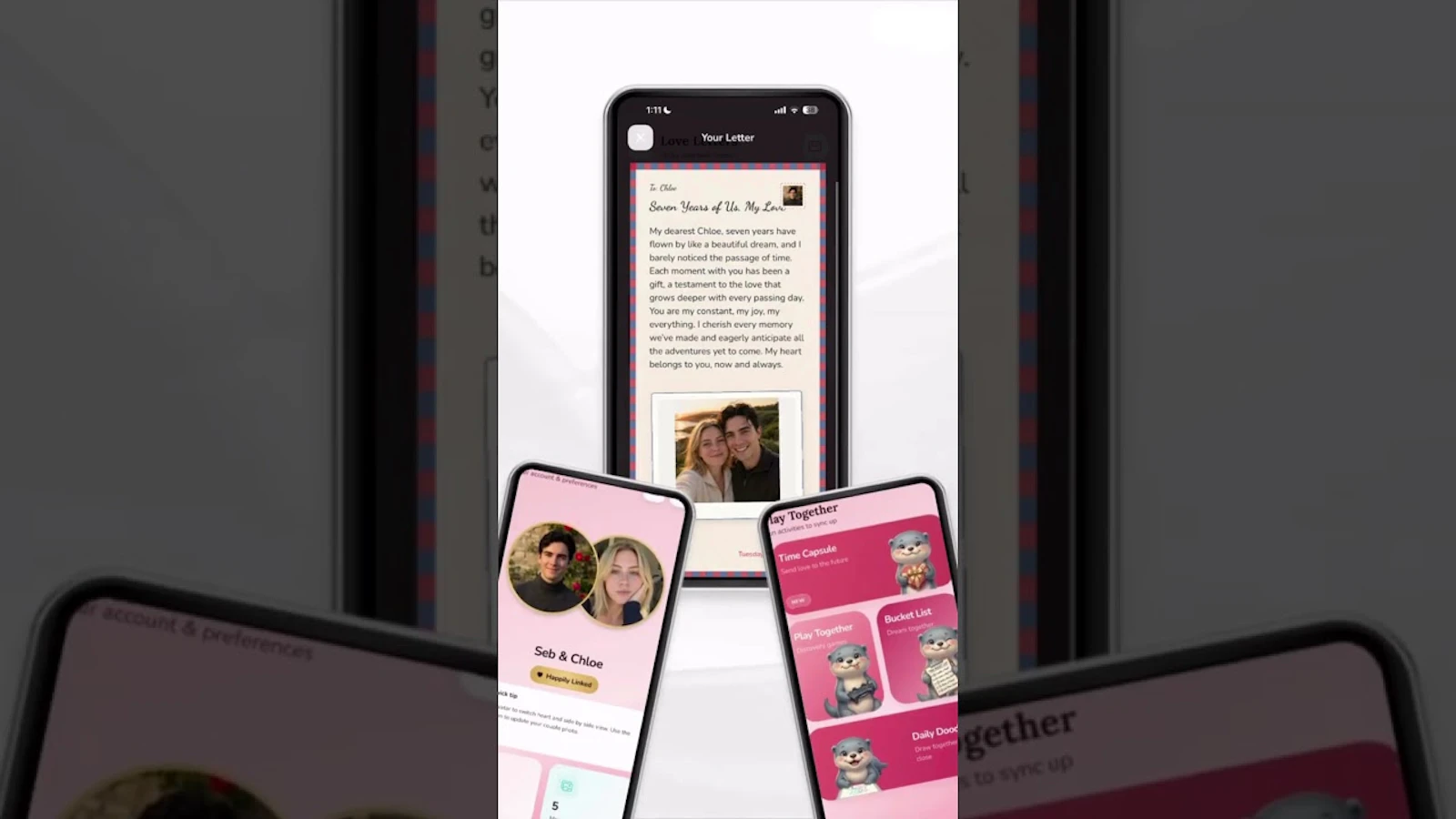 Bloom Together: Couples App screenshot 1 (video preview)