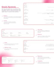 Notion Goals tracker System gallery image