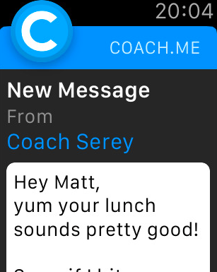 Coach.me for Apple Watch gallery image
