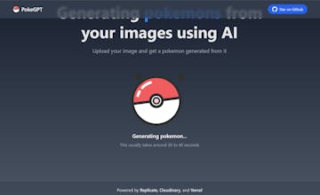 Generating pokemons from images gallery image