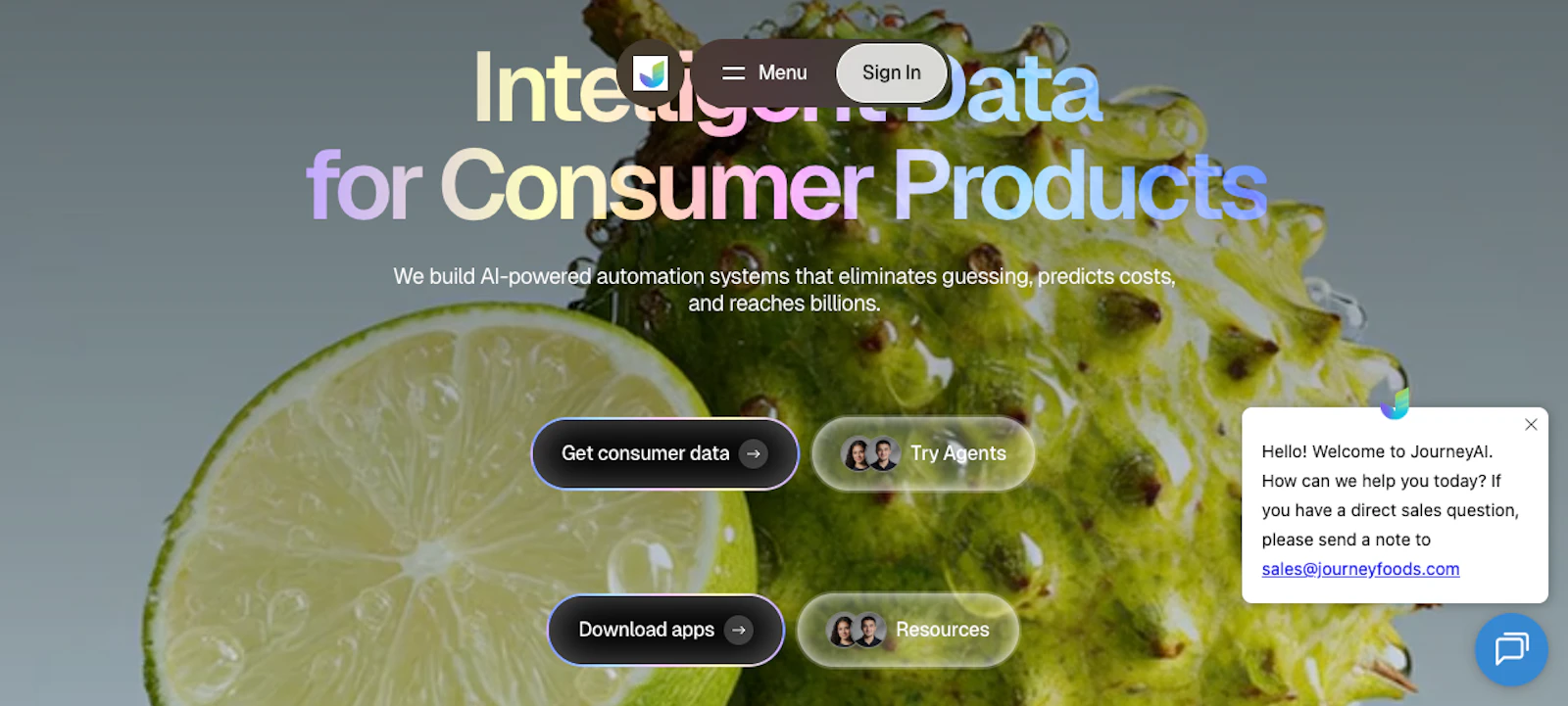 Journey AI by Journey Foods screenshot 3