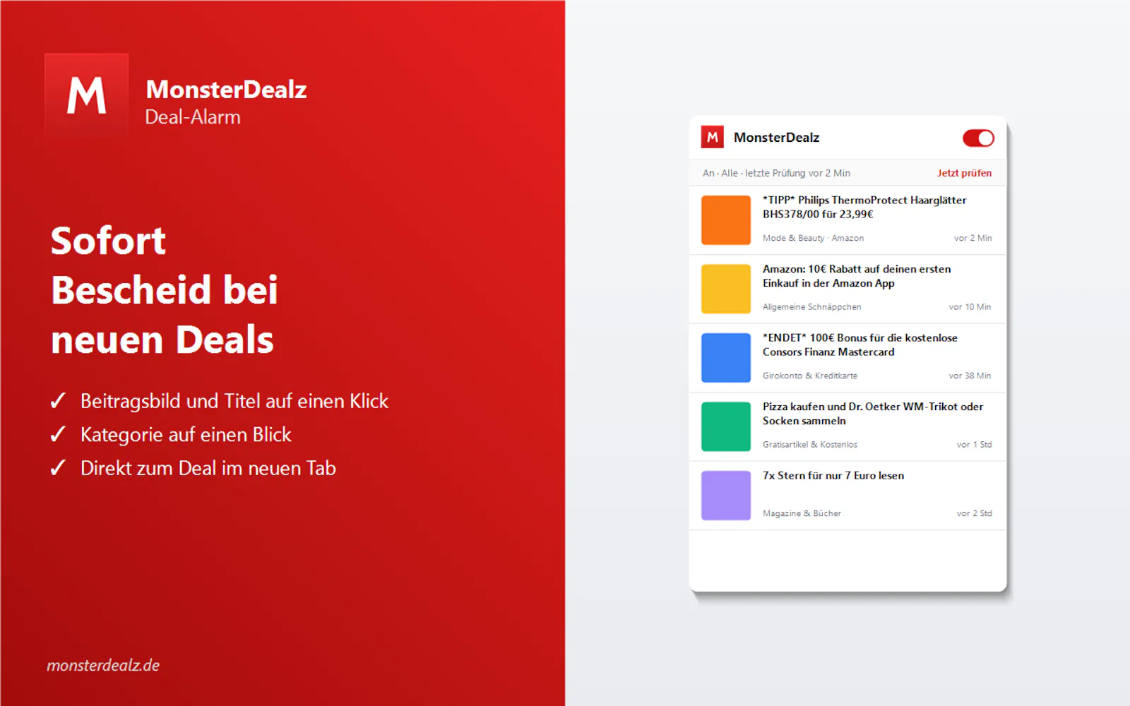 MonsterDealz Deal-Alarm screenshot 4