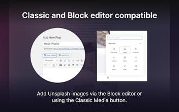 Unsplash for WordPress gallery image