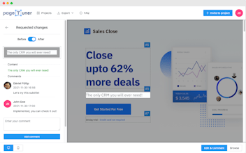 Pagetuner gallery image