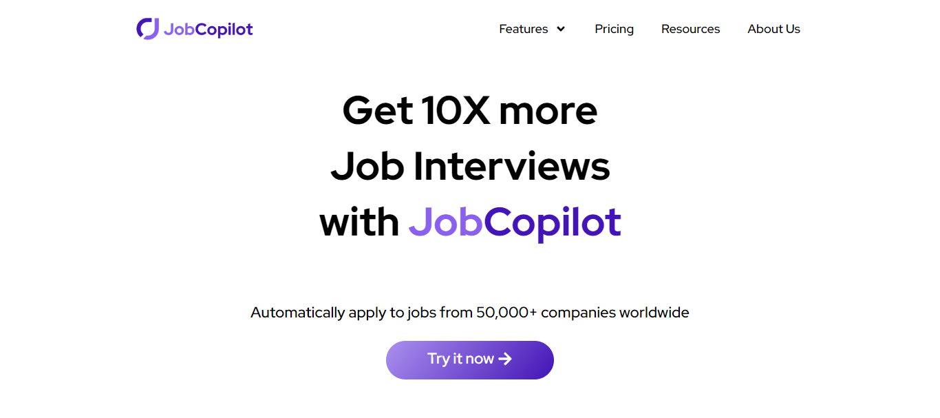 startuptile JobCopilot-Get 10x more job interviews with job application automation