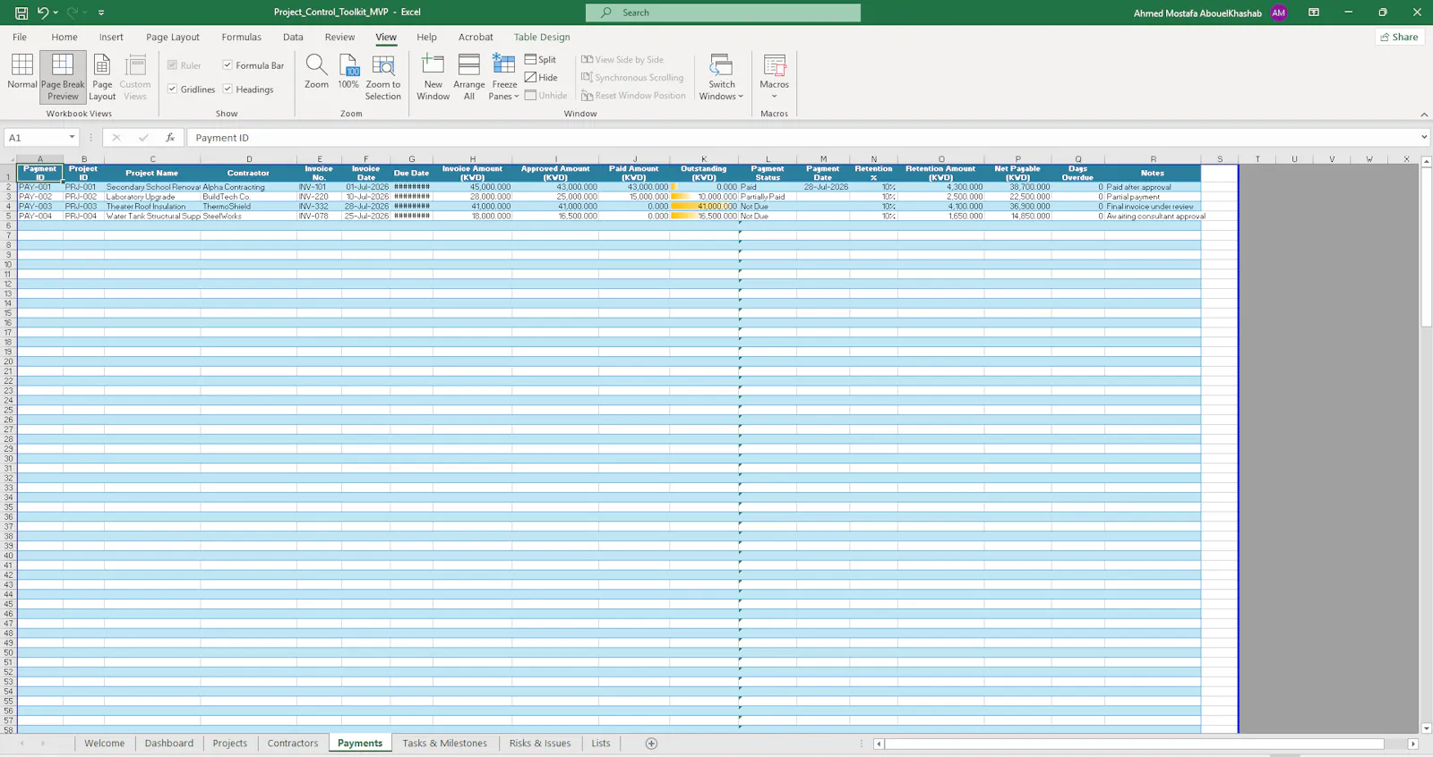 Project Control Toolkit PRO V2 screenshot 3