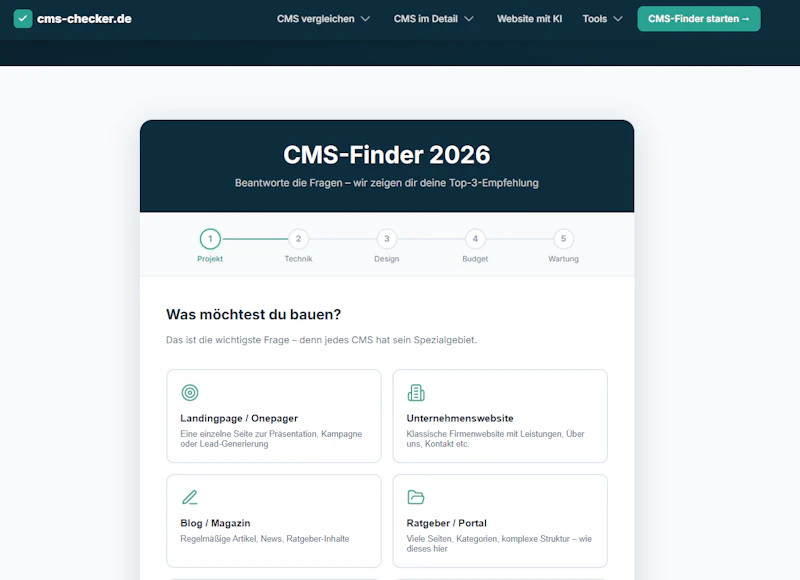 CMS Checker 2026 screenshot 1