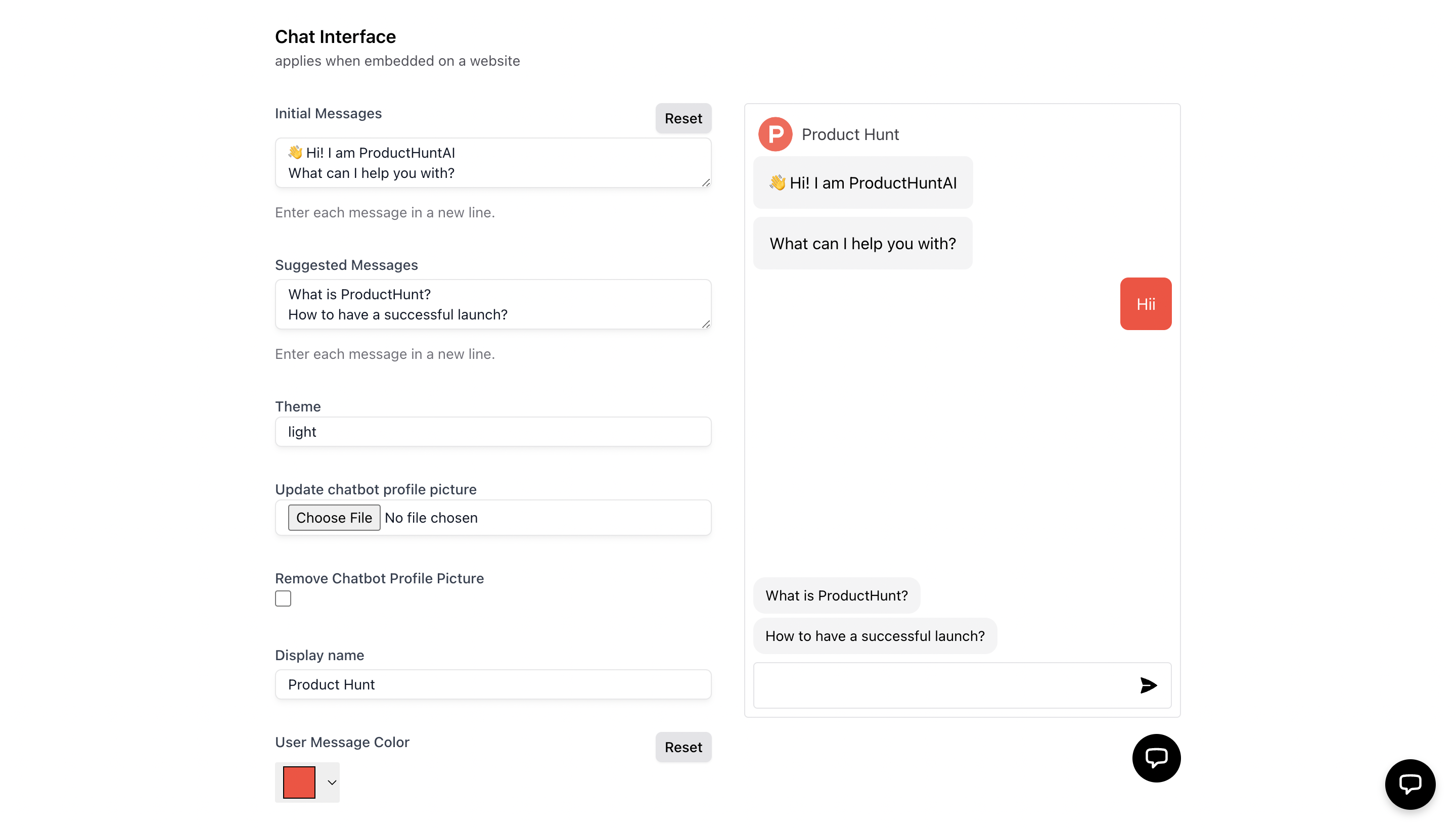 Mídia 5 de Chatbase - Chatgpt personalizado para o seu site