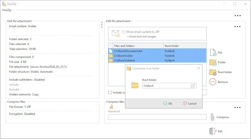 SmsZip screenshot 3