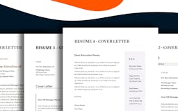 24 Page Resume Cover Letter & Ref Bundle media 2