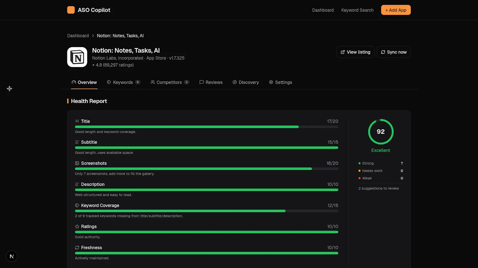 ASO Copilot screenshot 1