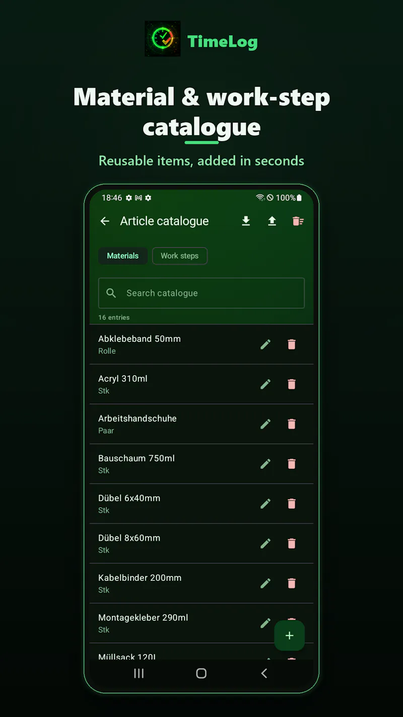 Time Log  screenshot 6
