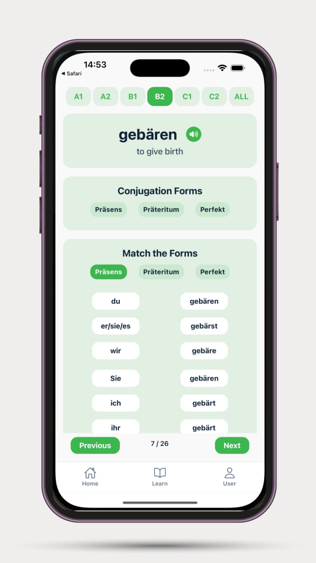 Wort Wunder Words Verbi tedesche parole media 1