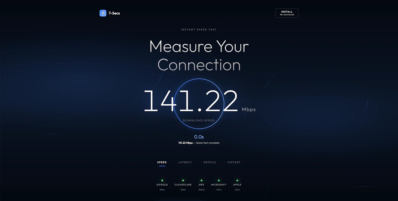 7 Seconds | Lightning Speed Test screenshot 2