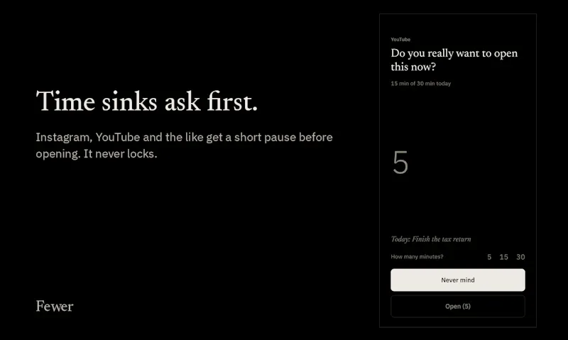 Fewer screenshot 3