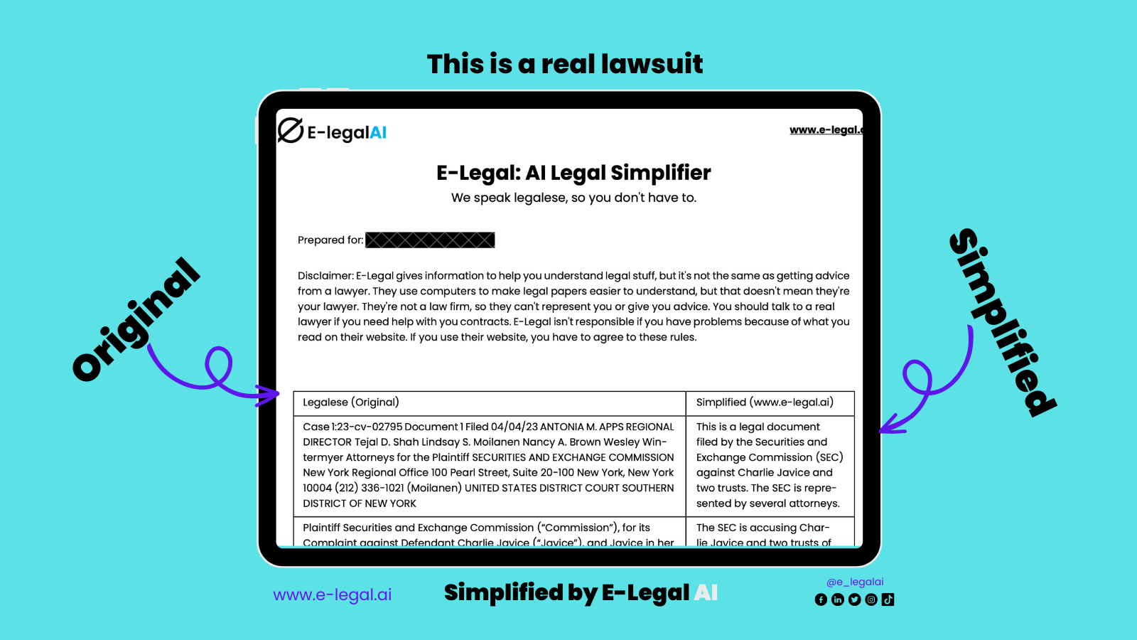 Media E-legal ai - Fahami mana -mana dokumen undang -undang dalam beberapa minit 3