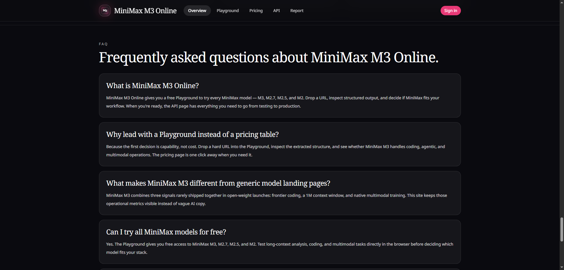 MiniMax M3 Online gallery image