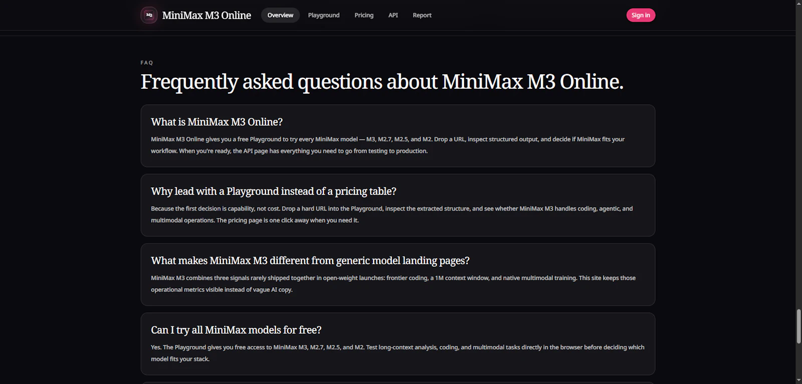 MiniMax M3 Online screenshot 6
