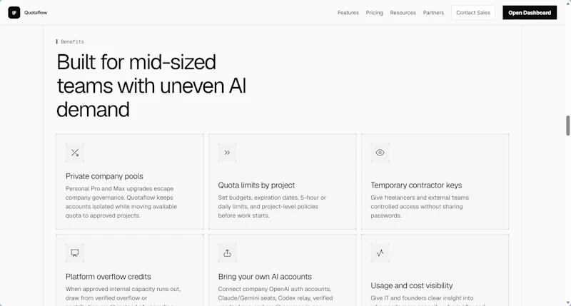 Quotaflow screenshot 2