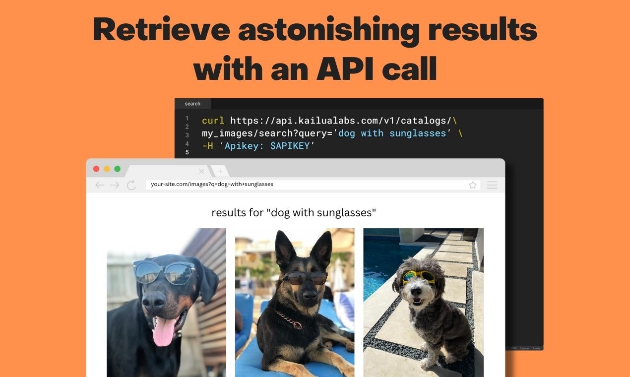 API de búsqueda de imágenes de Kailua Labs - Buscar fácilmente imágenes y texto con AI que pueda ver media 6