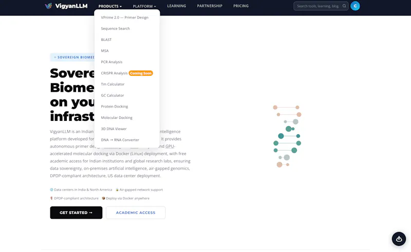 VigyanLLM screenshot 1