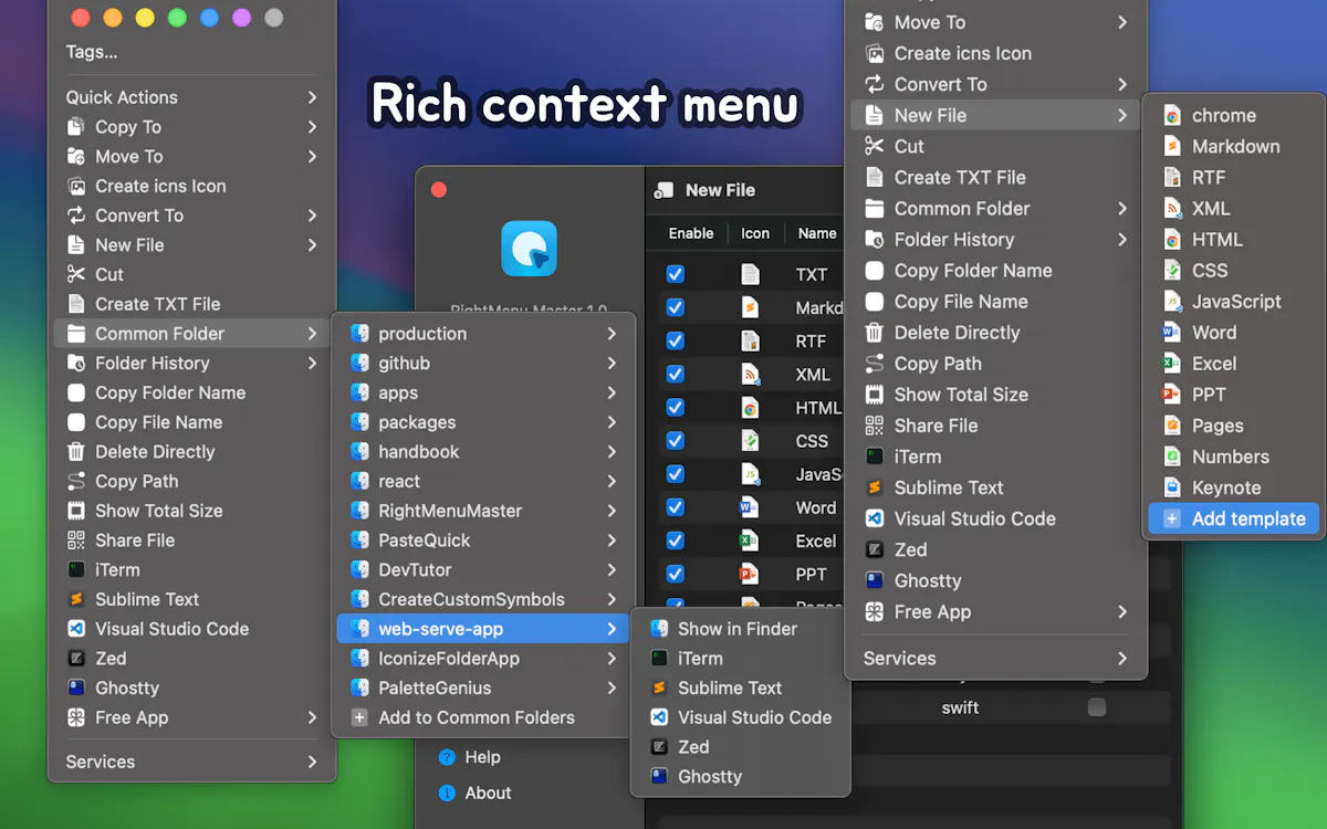 RightMenu Master
