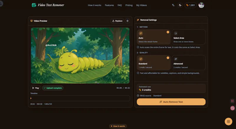 Video Text Remover screenshot 2