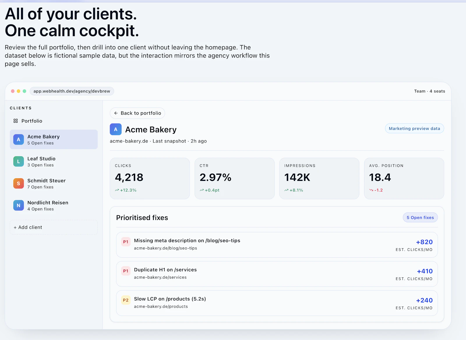 WebHealth SEO Backlog screenshot 5