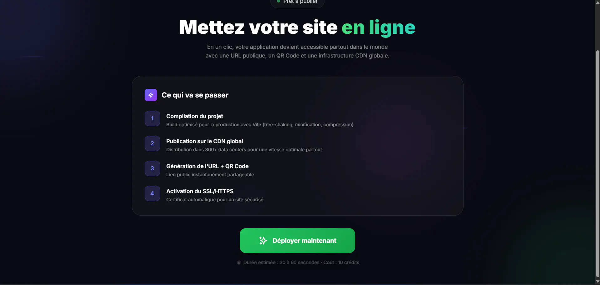 Velocity — Créez  Web & Mobile avec l'IA gallery image