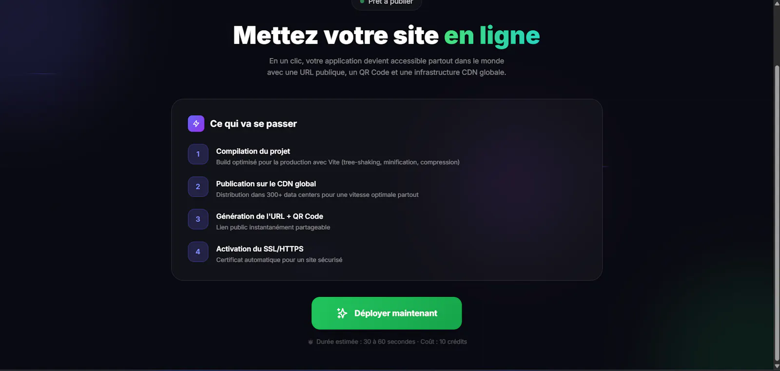 Velocity — Créez  Web & Mobile avec l'IA screenshot 7