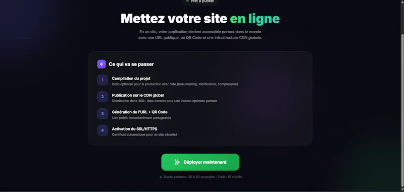 Velocity — Créez  Web & Mobile avec l'IA screenshot 7