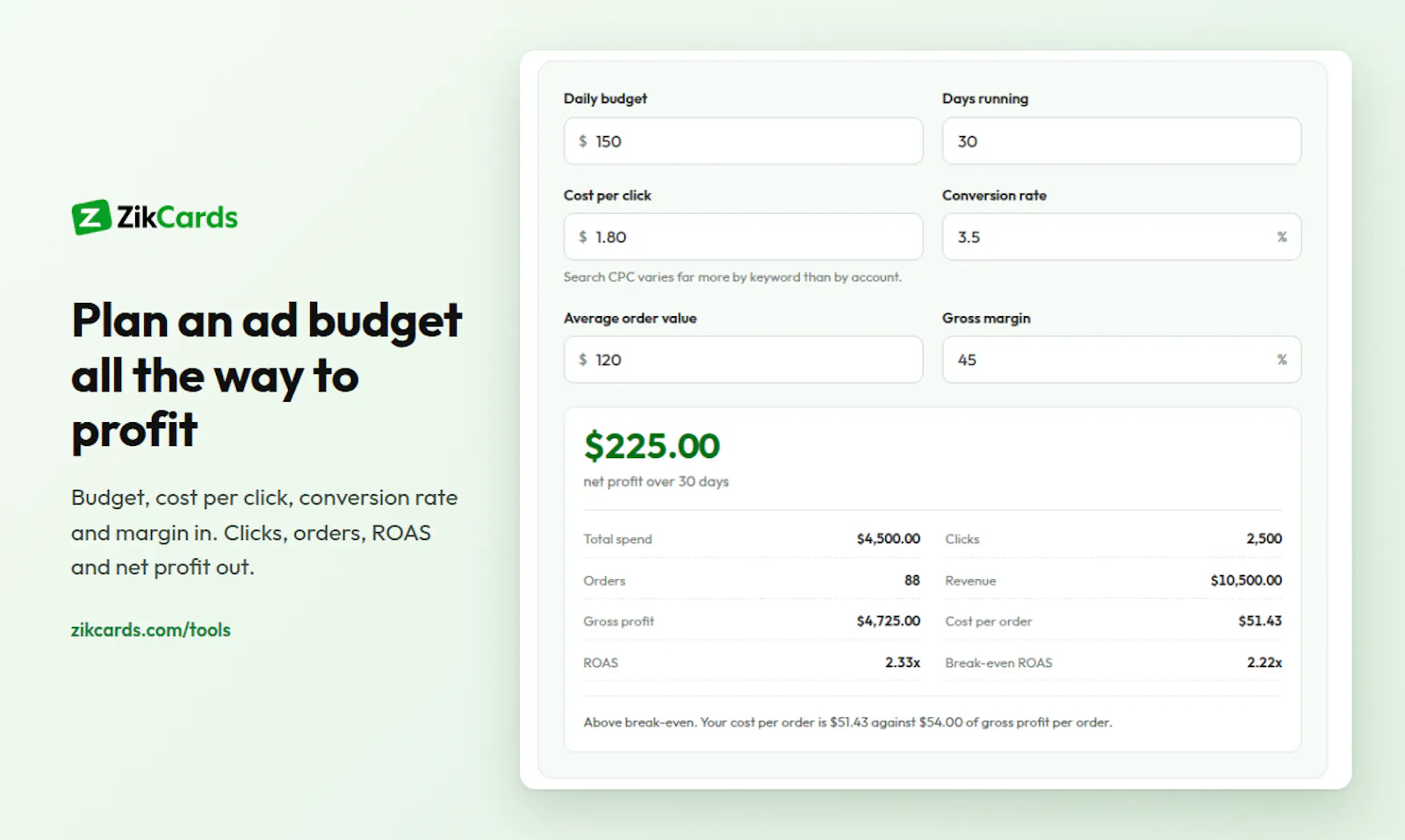 ZikCards Free Tools screenshot 2