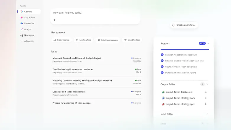 Microsoft Copilot Cowork gallery image