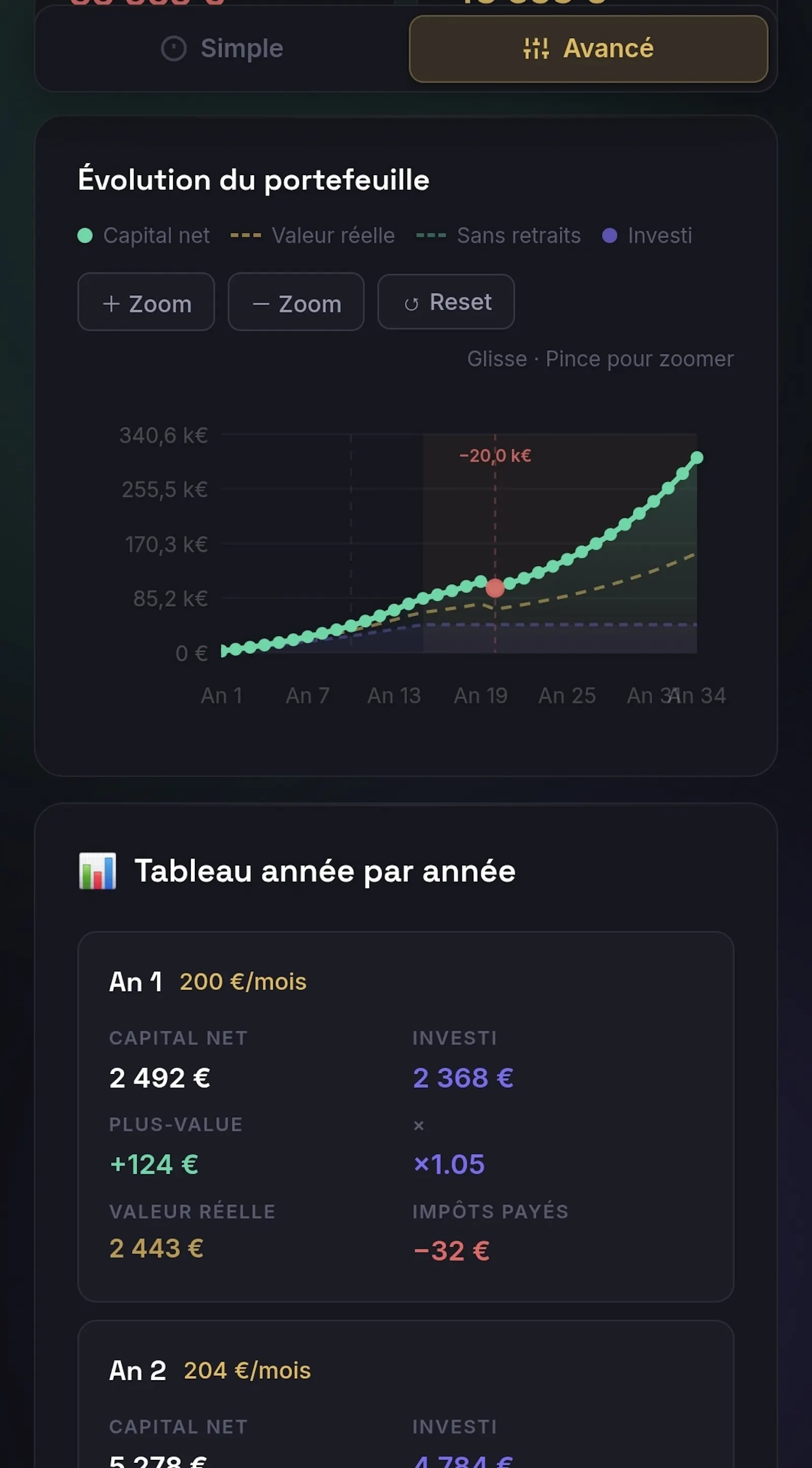 Simulateur etf screenshot 6