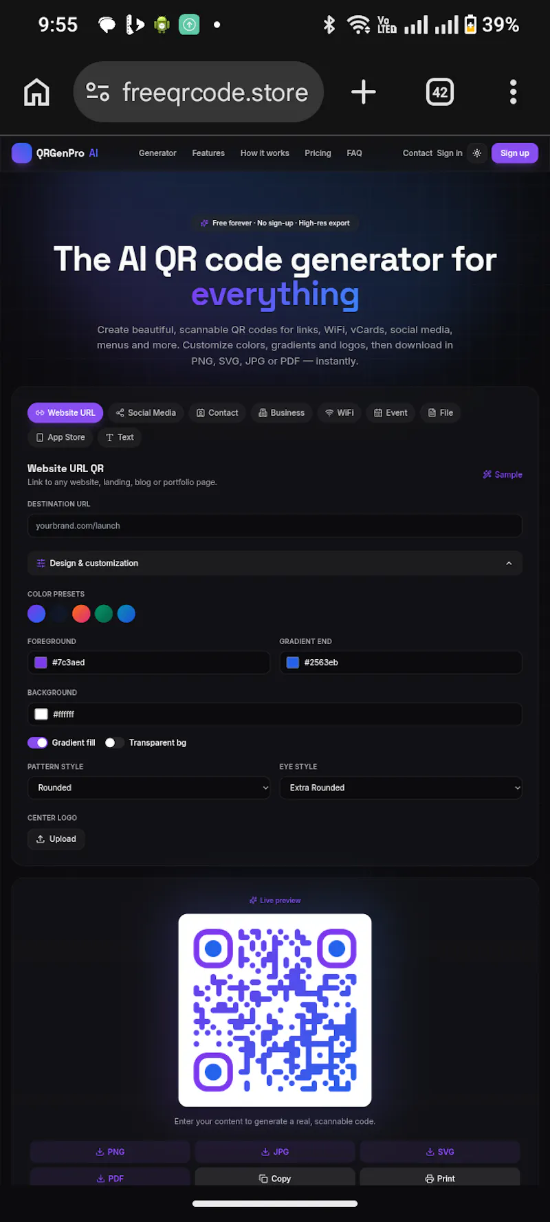 QRGen AI screenshot 2