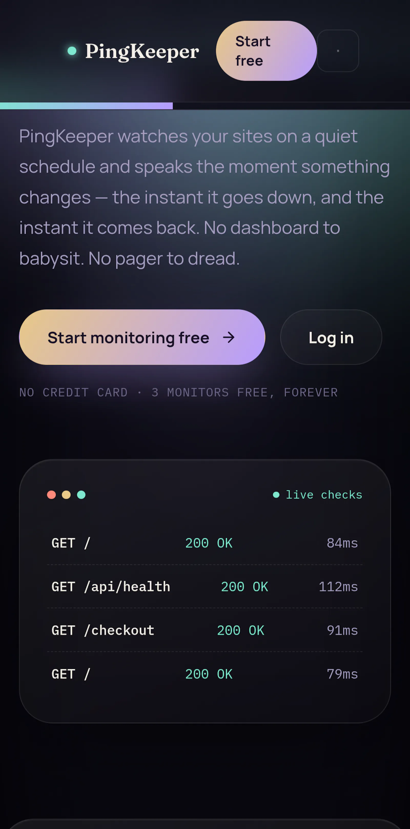 PingKeeper screenshot 1