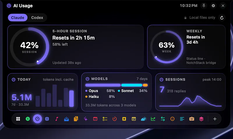 NotchStack screenshot 3