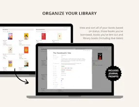 Reading Tracker Notion Template gallery image