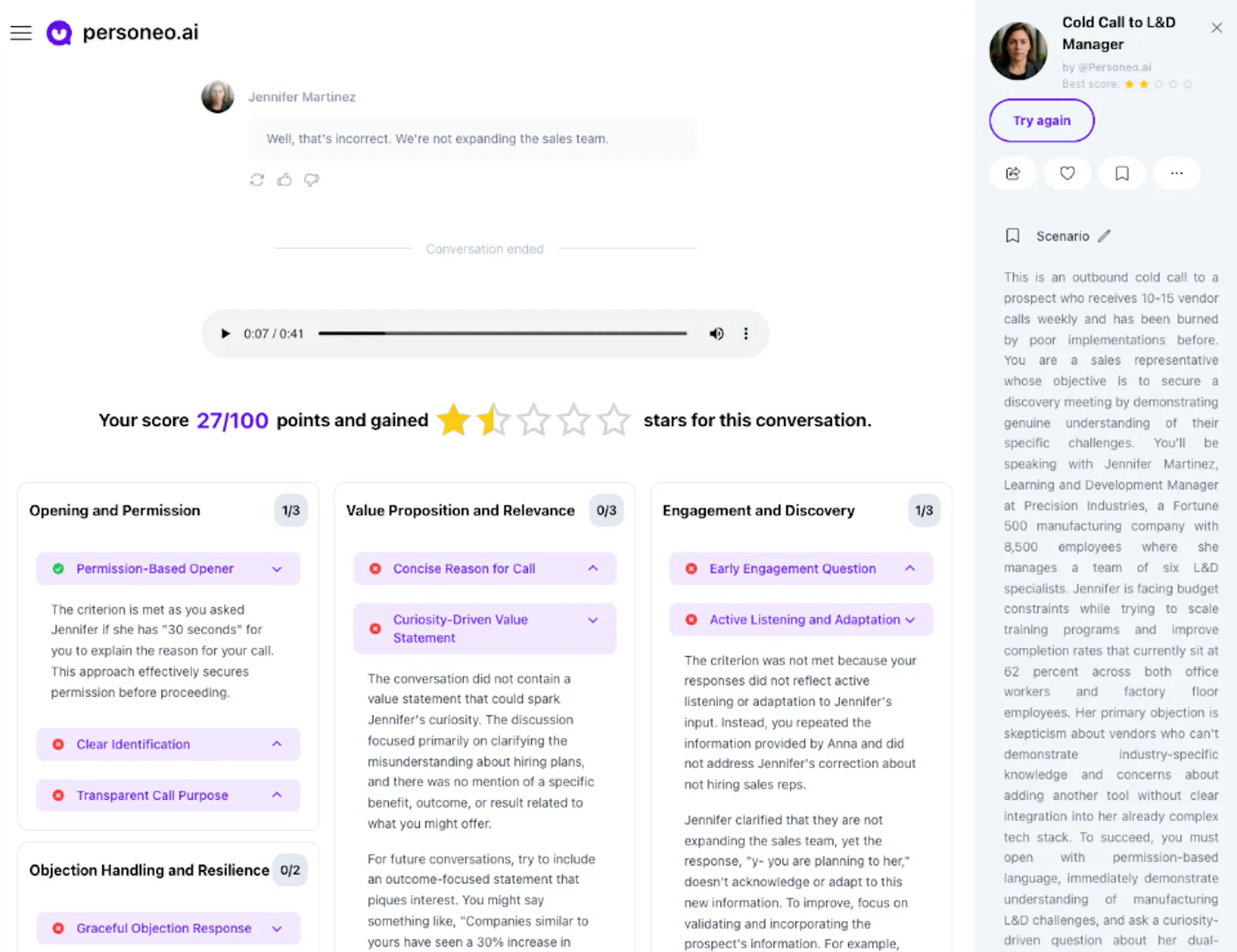 Personeo screenshot 2