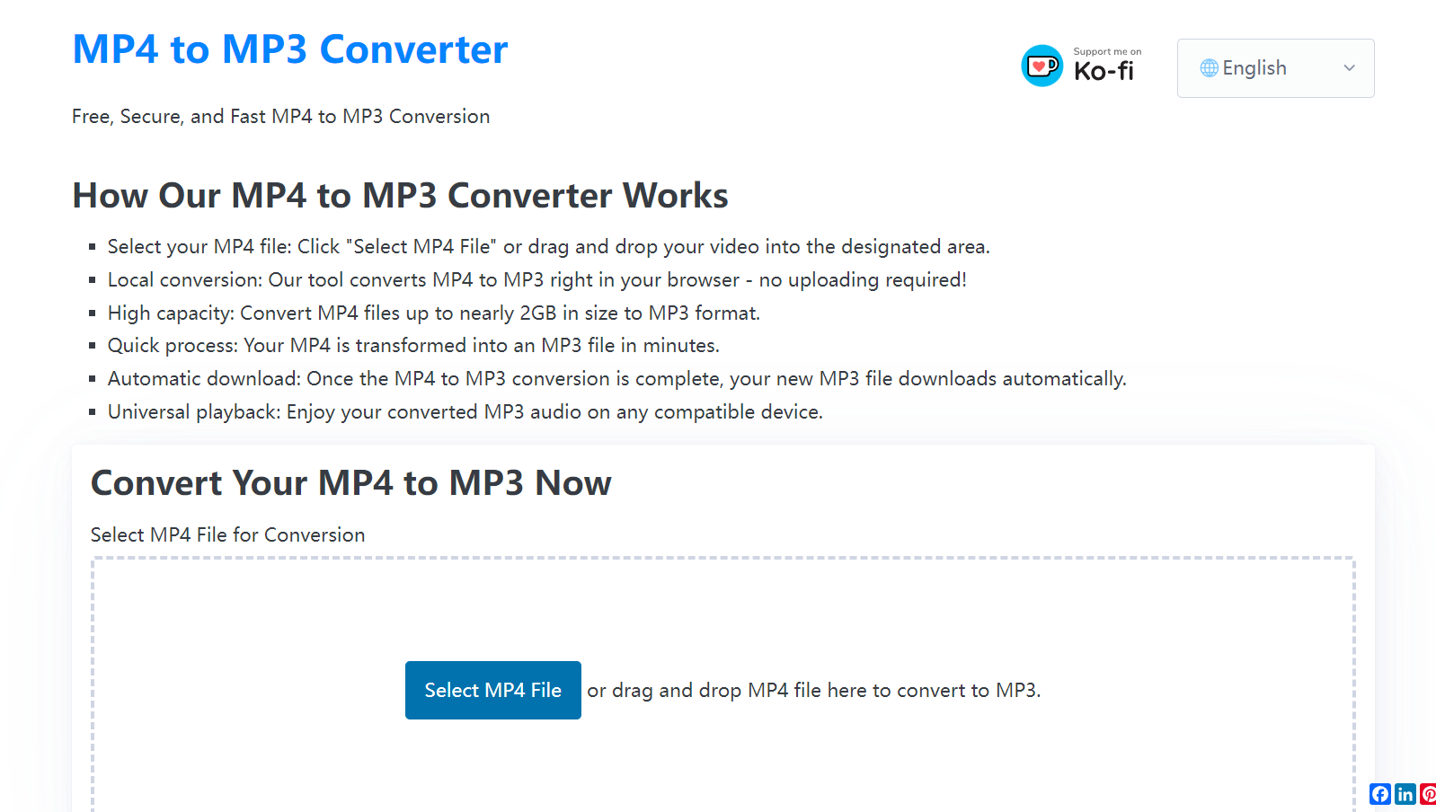 Convertidor mp4 a mp3 media 1