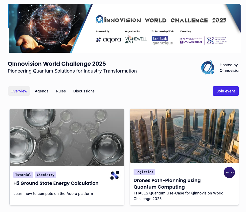 QInnovision World Challenge 2025 - Aqora media 2