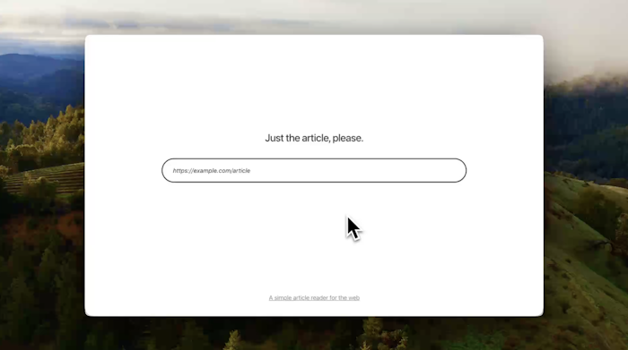 Just The Article Please产品图