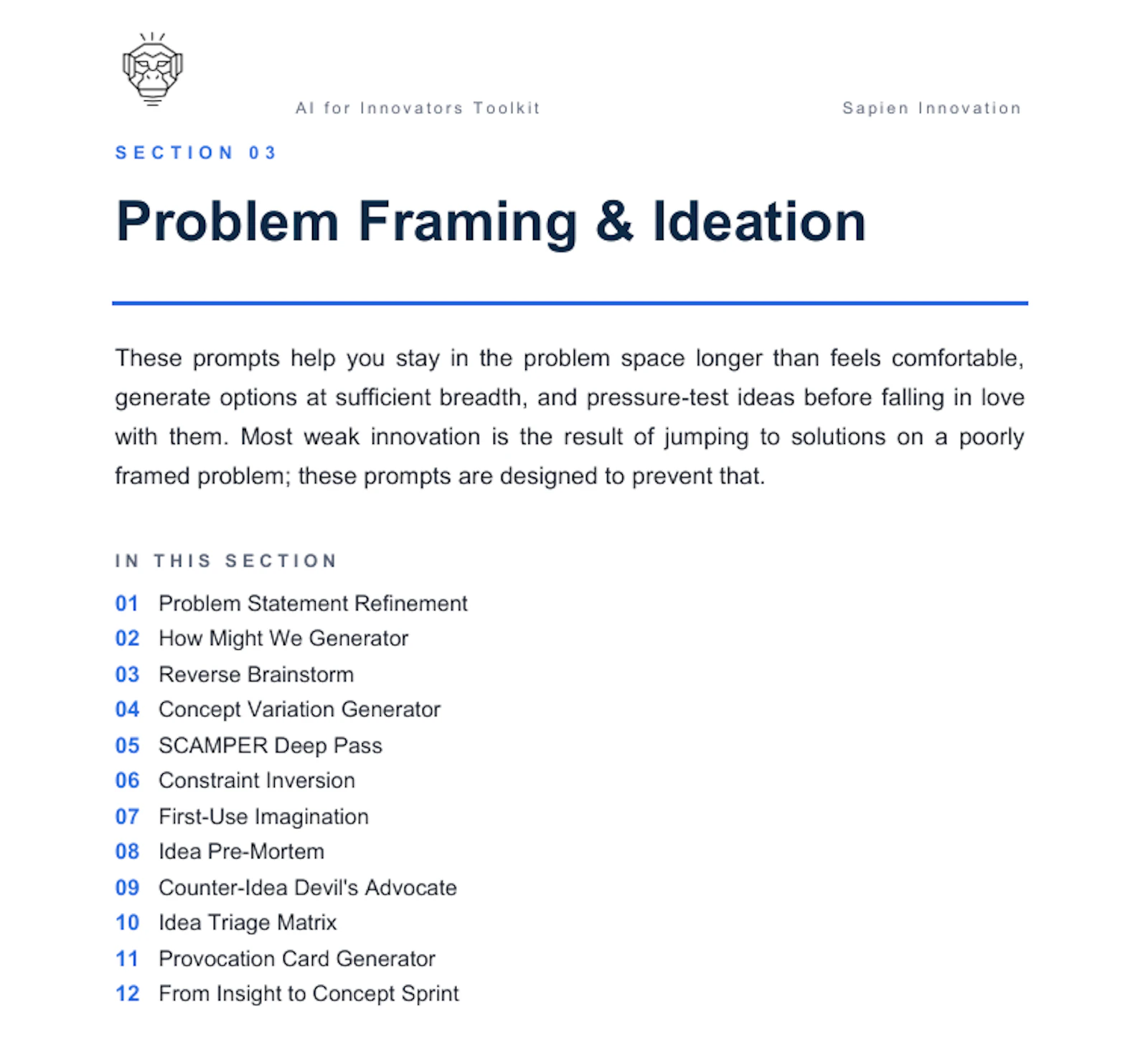 AI for Innovators:  screenshot 3
