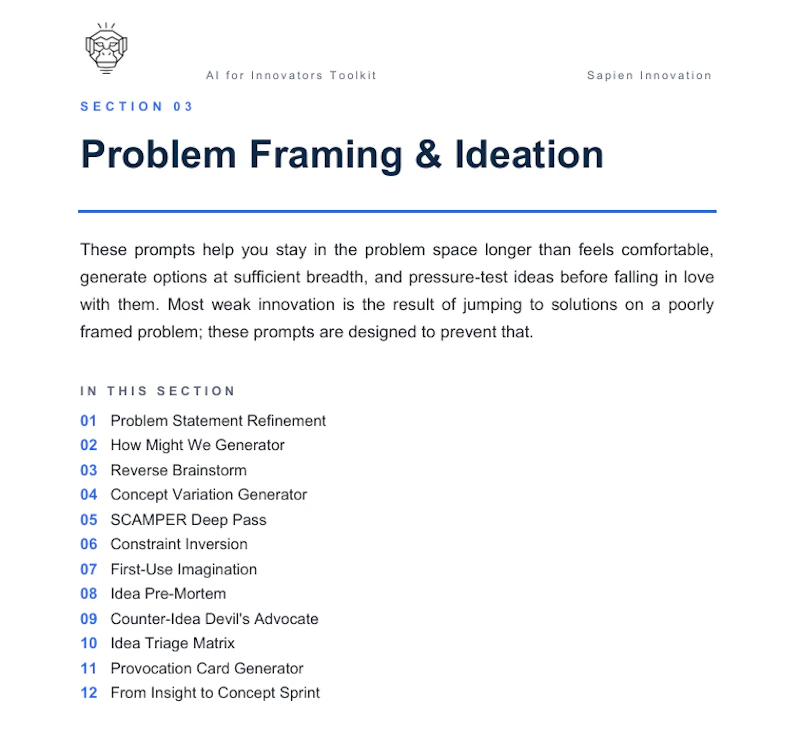AI for Innovators:  screenshot 3