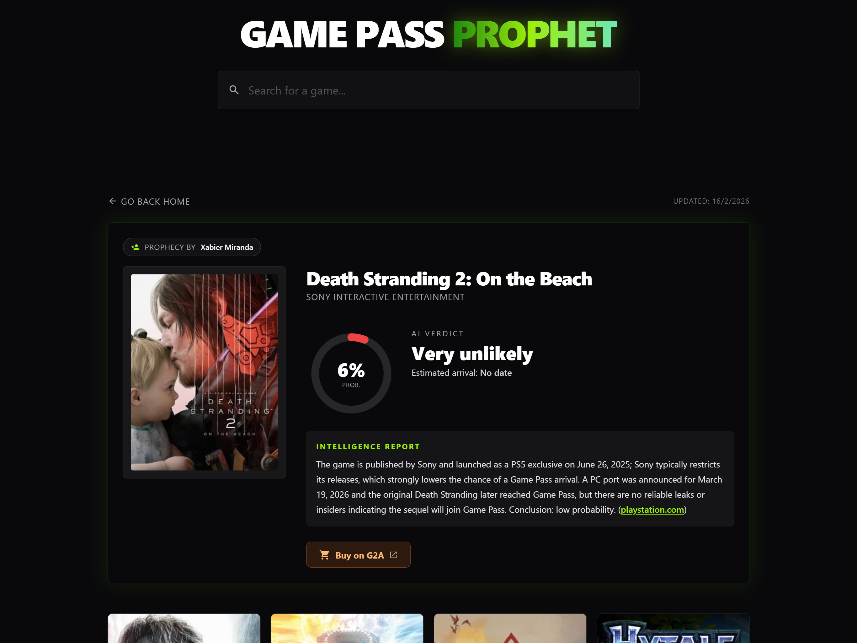 GamePass Prophet gallery image