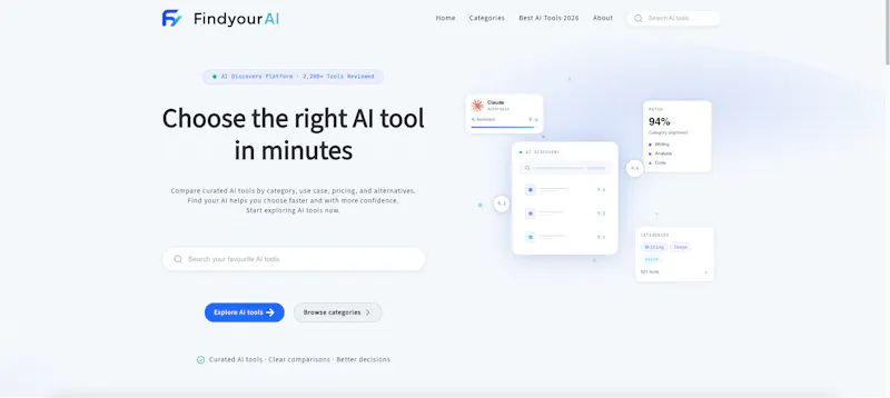 FindyourAI screenshot 1