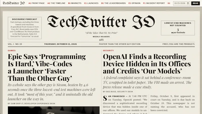 TechTwitter IO screenshot 2