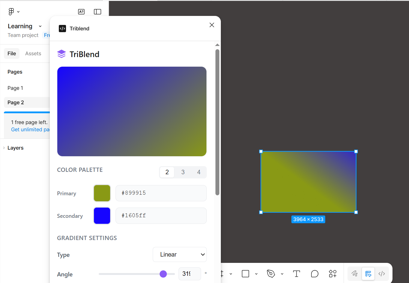 Triblend - Screenshot 3 showing product features and functionality