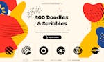 500 FREE Doodles & Scribbles  image