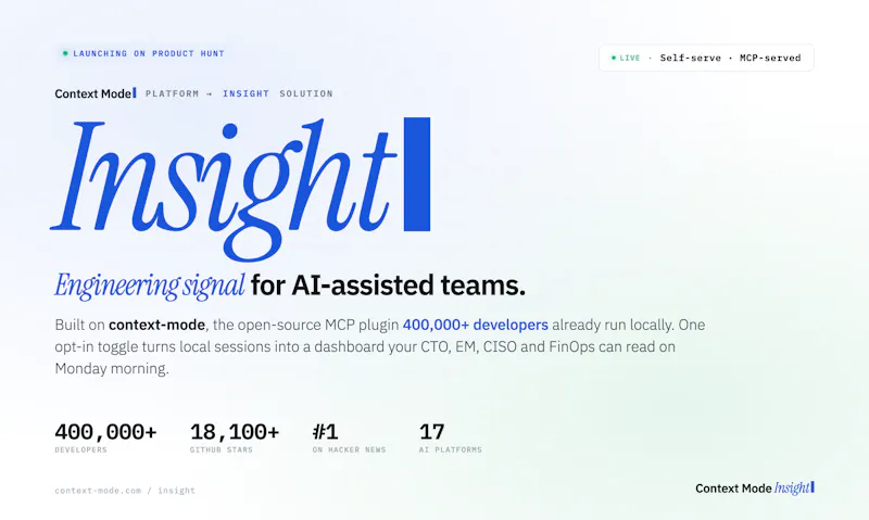 Context Mode Insight screenshot 2